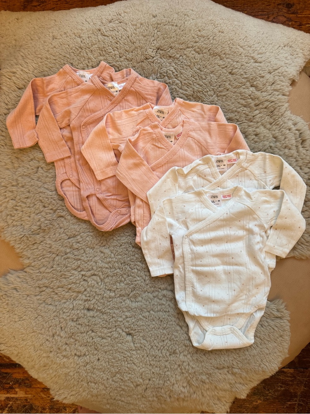 Zara Large Openwork Kimono Neck Bodysuits Bundle